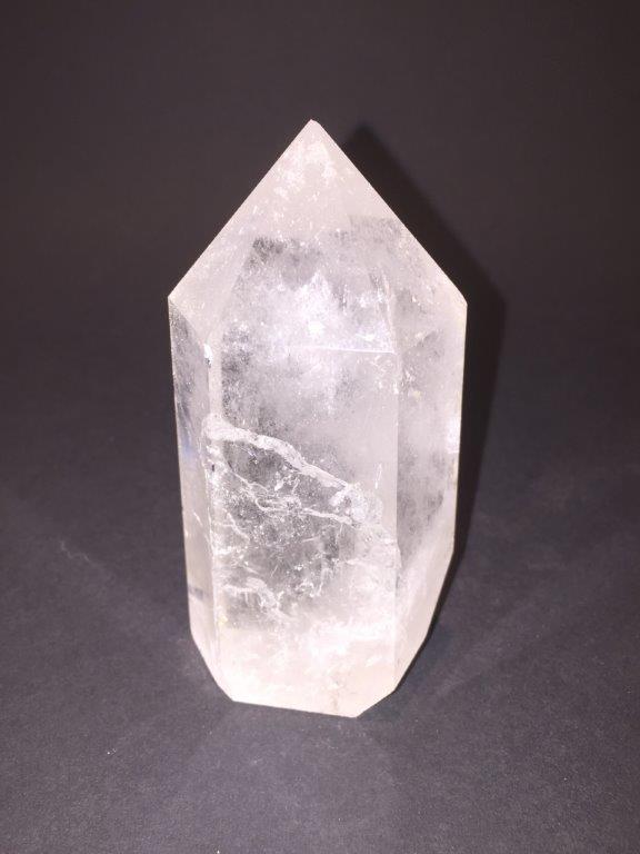 Obelisk Bergkristal - 420gr 11x5cm