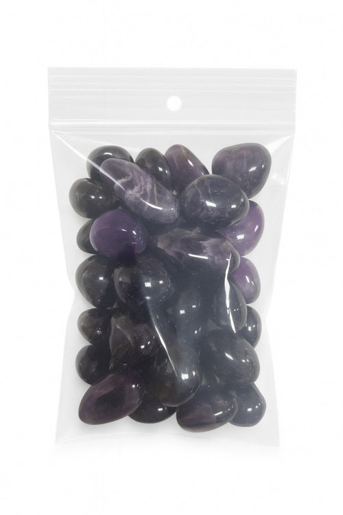 Amethist gepolijst AA-kwaliteit – 250 gram (1 – 3 cm per steen)