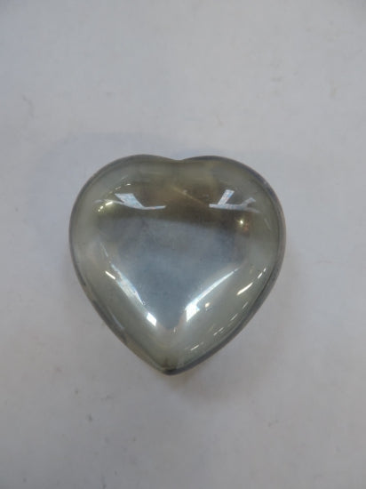 Aqua Aura Kristal Hart - c.a. 4x4cm