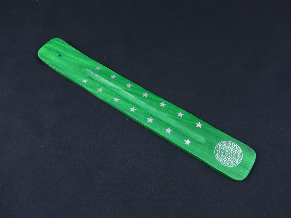 Wierook Brander - Wierook Houder - Plankje Groen - Geometrisch