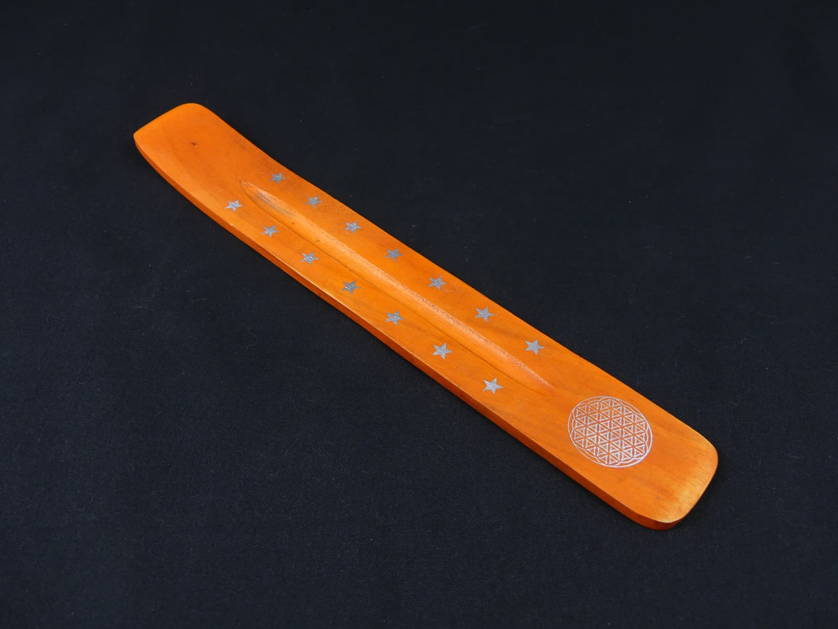 Wierook Brander - Wierook Houder - Plankje Oranje - Geometrisch