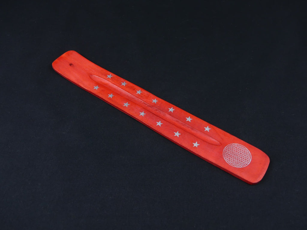 Wierook Brander - Wierook Houder - Plankje Rood - Geometrisch