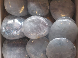 Platte steen Celestien ca 4cm