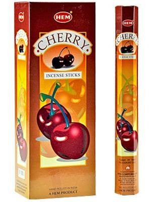 HEM Wierook - Cherry - Slof / Voordeelbox (6 Pakjes / 120 stokjes)
