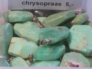 Hanger Chrysopraas Groot