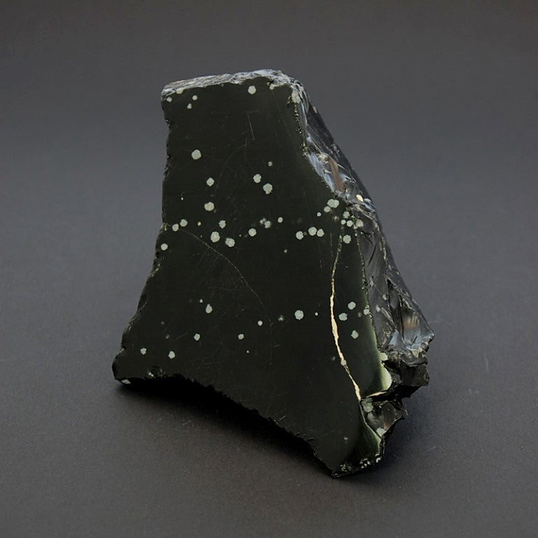 Sneeuwvlok Obsidiaan - Semi-Gepolijst - 740gr 15x10x7cm