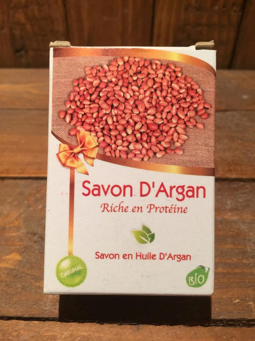 Argan Scrub Zeep - 100% Natuurlijk / Biologisch - Zonder Parfum