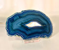 Agaat Schijf Blauw - 13x9x0,5cm