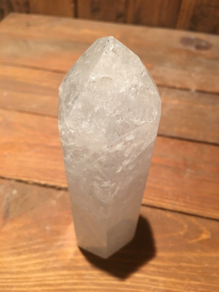 Obelisk Bergkristal - 330gr 12,5x4cm