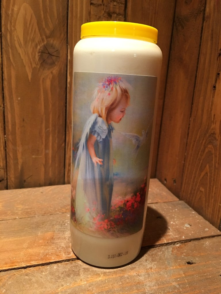 Noveenkaars Meisje met Witte Duif
