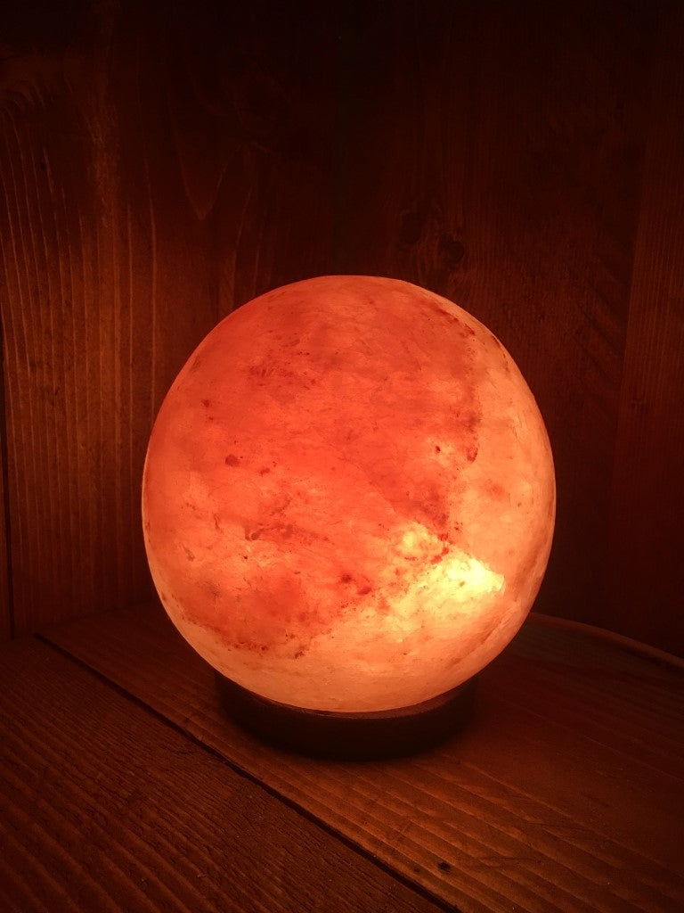 Zoutlamp Rond / Bol - Himalaya Zoutsteen (Haliet) - c.a. 3kg 15x13cm