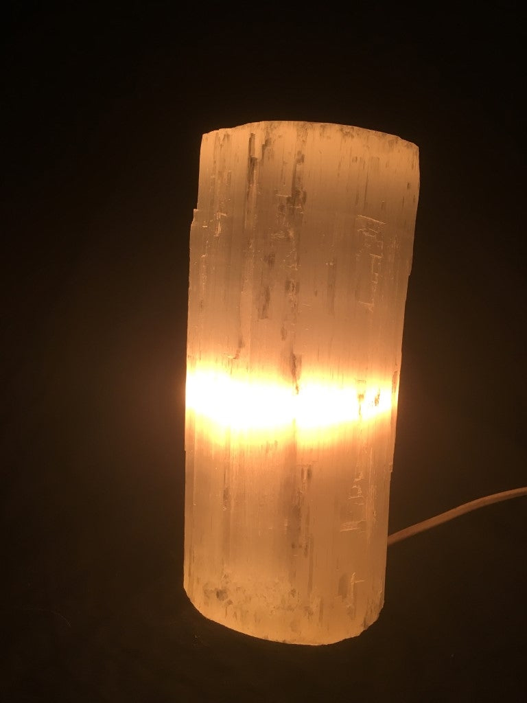 Seleniet Lamp Cilinder Wit - 4,4kg 23x11cm