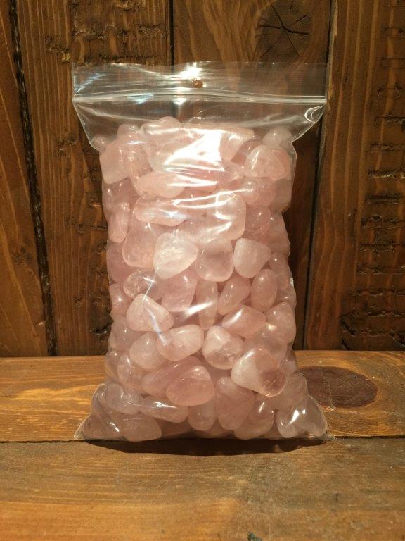 Rozekwarts Steentjes Gepolijst - A-Kwaliteit - Voordeelzak van 1kg