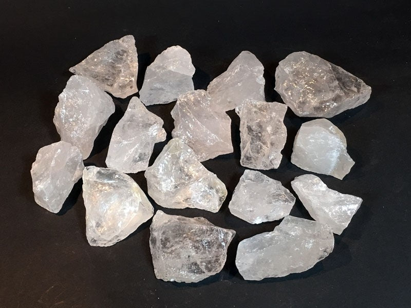 Bergkristal Stenen / Kristal Ruw A-Kwaliteit - 5 stenen van c.a. 4x4x3cm per stuk