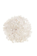 Gepolijste bergkristal steentjes 250g - kleine gepolijste kristallen 8-12mm met helder melkwit kleur voor meditatie en decoratie - lalashops