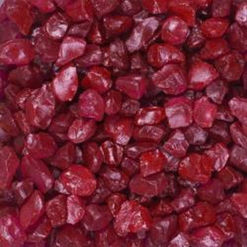 Decoratieve Gekleurde Glassteentjes / Gekleurd Glas - Bordeaux Rood - 4-10mm - 1kg