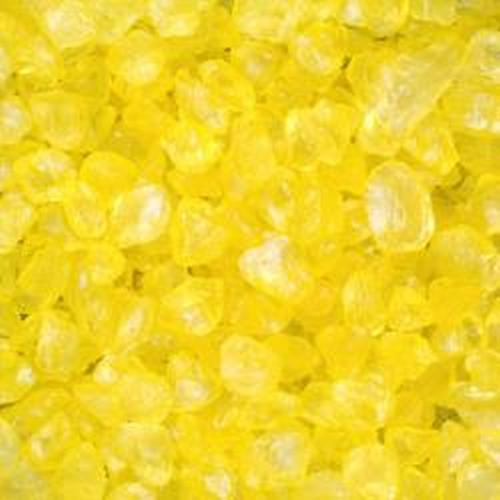 Decoratieve Gekleurde Glassteentjes / Gekleurd Glas - Geel - 4-10mm - 1kg