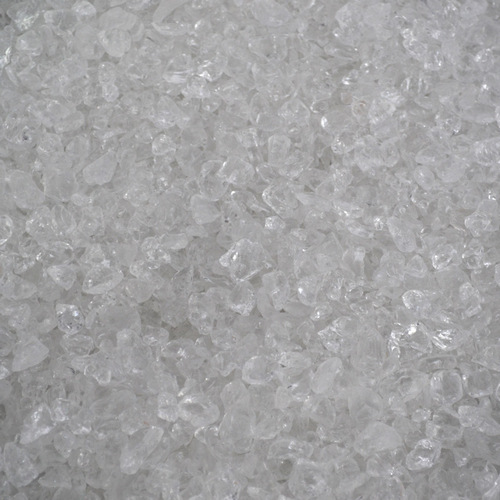 Decoratieve Gekleurde Glassteentjes / Gekleurd Glas - Naturel / Wit / Transparant - 4-10mm - 1kg