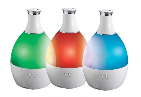 Luchtbevochtiger (humidifier) met Multicolor LED Nachtlamp - Humio HU1020