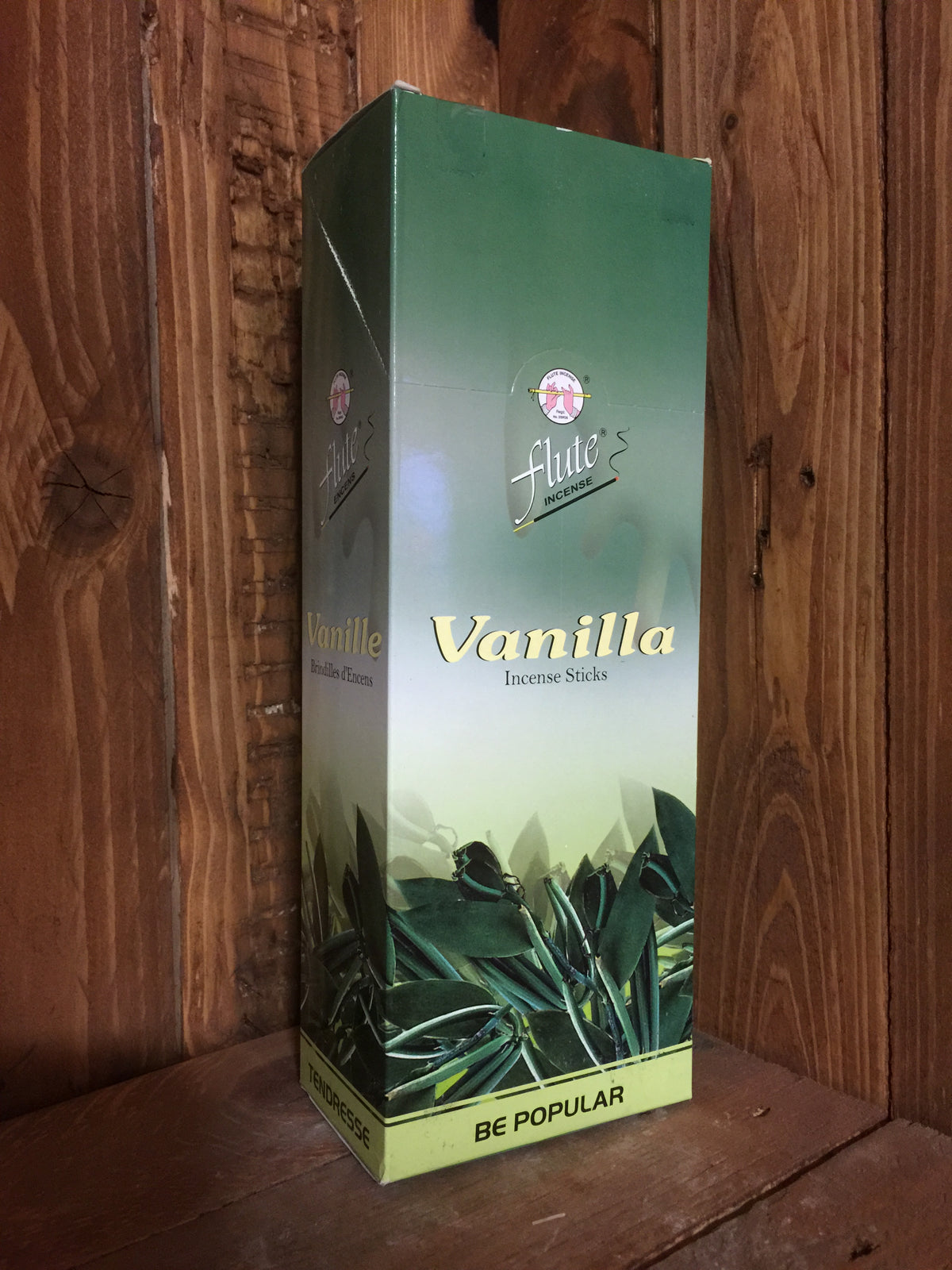 Natuurlijke Wierook Vanilla van Flute (box a 6x20)