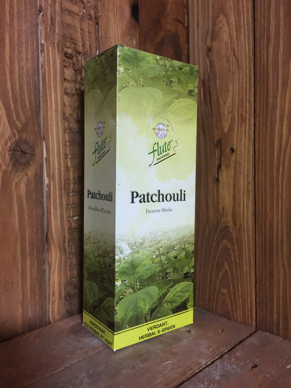 Natuurlijke Wierook Patchoulli van Flute (20 stokjes)