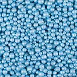 Gekleurde Klei Korrels / Deco Pearls 4-8 mm - LICHT BLAUW - Bodembedekking Bloempotten en Plantenbakken - Zak 4 liter