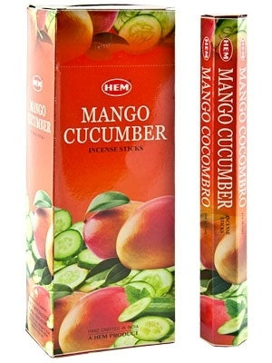 HEM Wierook - Mango Cucumber - Slof / Voordeelbox (6 Pakjes / 120 stokjes)