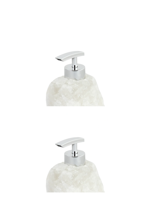Bergkristal Zeepdispenser - Navulbaar - ca. 1,6kg