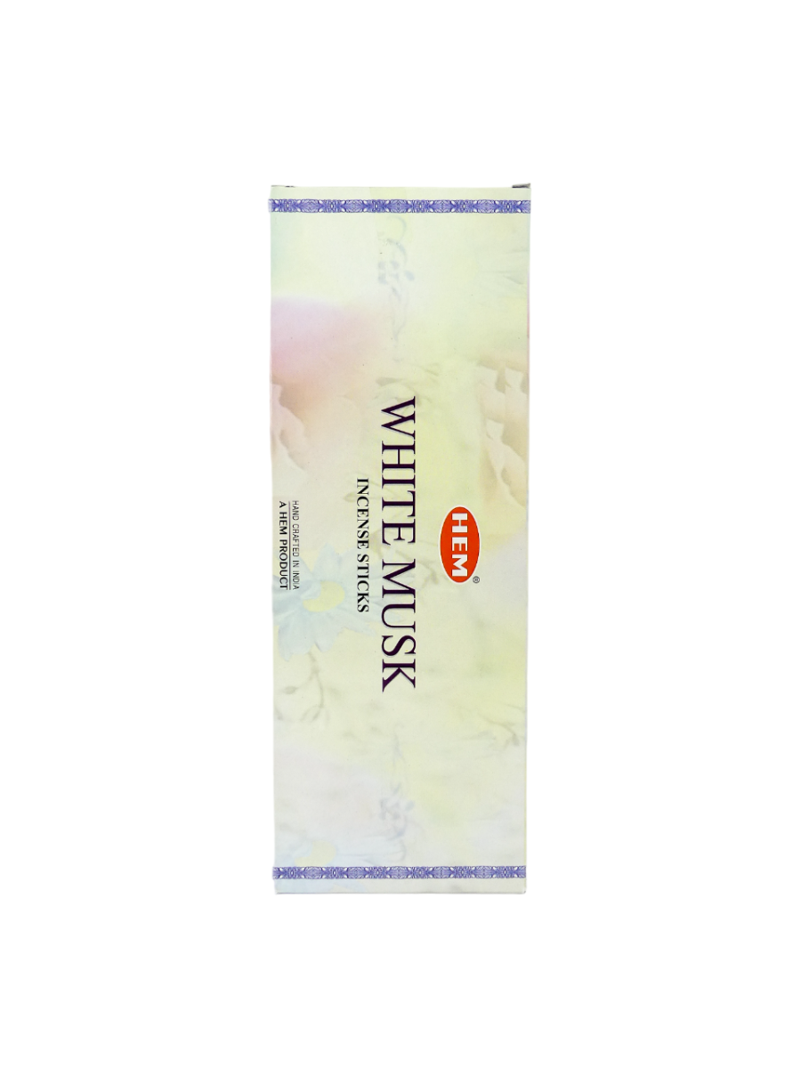 HEM Wierook - White Musk - Slof / Voordeelbox (6 Pakjes / 120 stokjes)