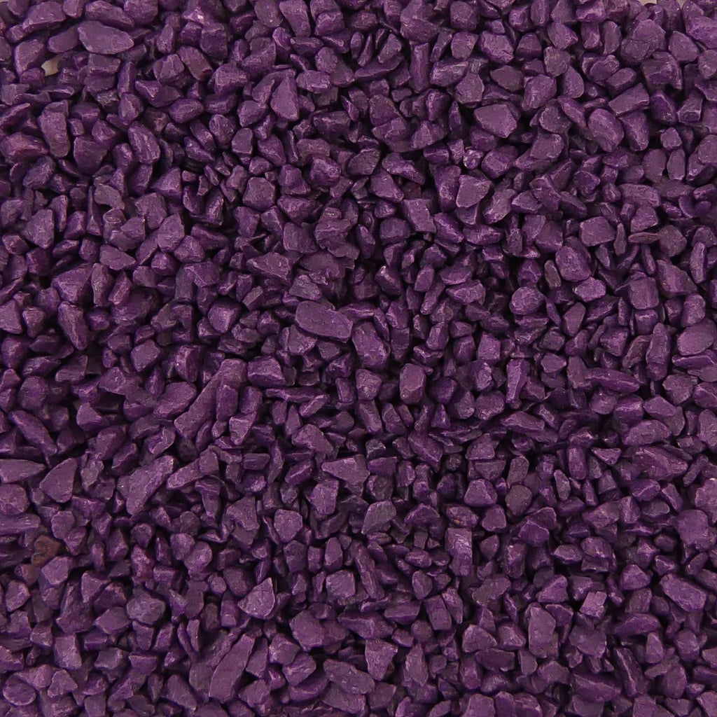 Aquarium Steentjes - Gekleurd Granulaat - PAARS / VIOLET - Bodembedekking 4-6mm - 1KG