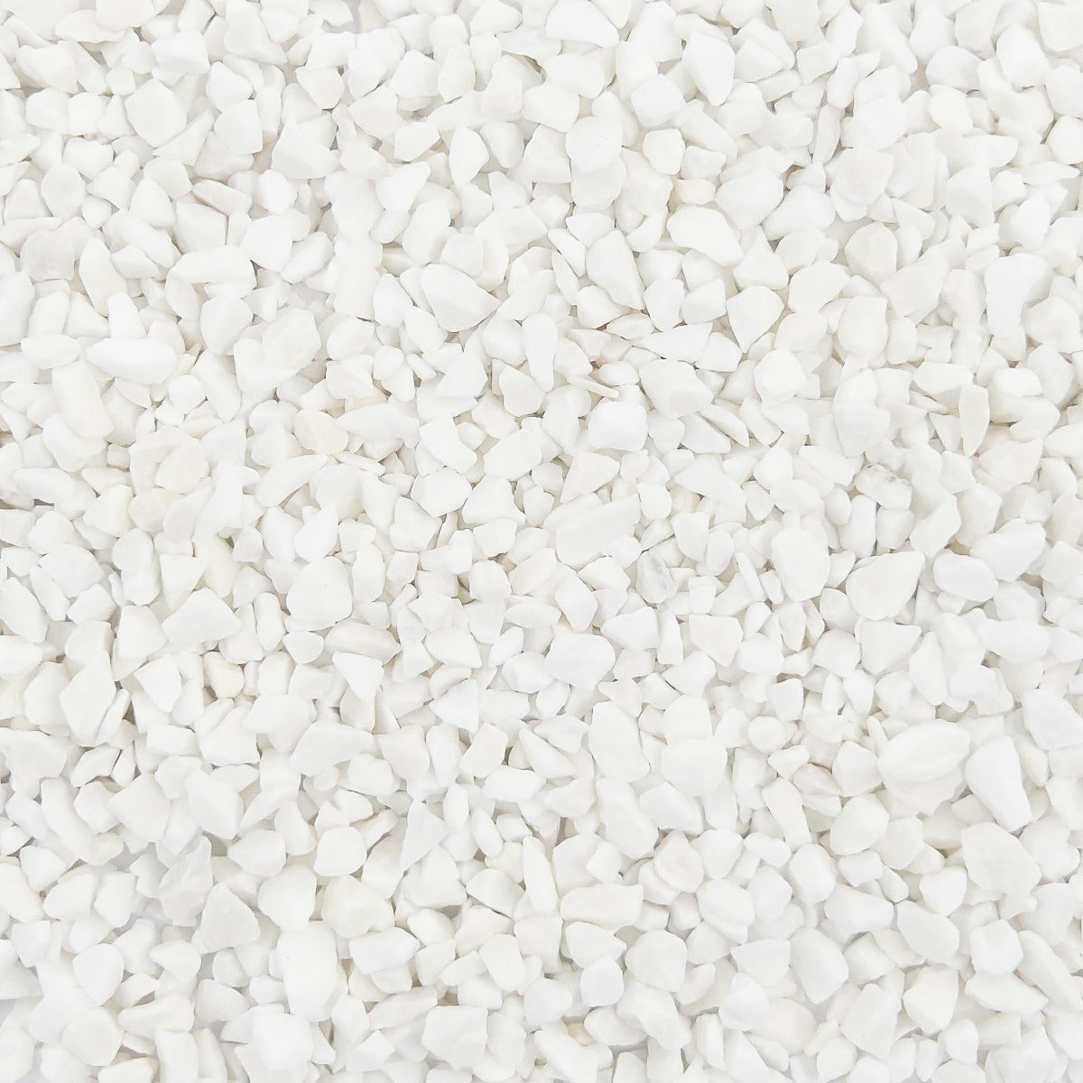  Aquarium Steentjes - Gekleurd Granulaat - WIT - Bodembedekking 2-3mm - 1KG