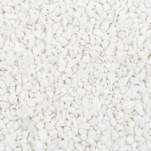  Aquarium Steentjes - Gekleurd Granulaat - WIT - Bodembedekking 2-3mm - 1KG