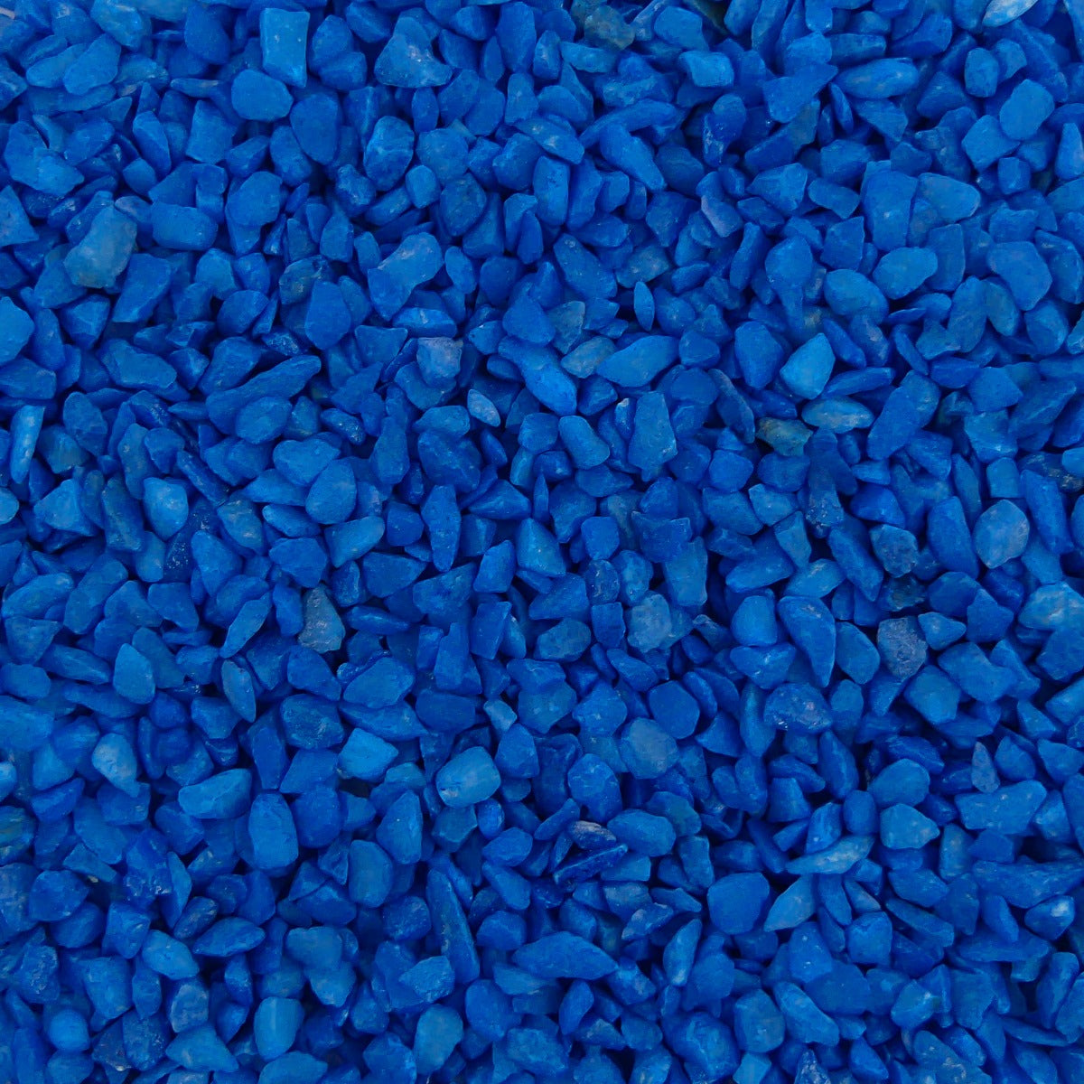 Aquarium Steentjes - Gekleurd Granulaat - DONKER BLAUW - Bodembedekking 4-6mm - 1KG