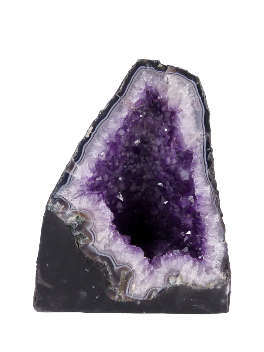 Amethist Geode - Amethyst - Kristal - Grot - ca. 10,5kg  - ca. 16x23x28cm - Individueel Gefotografeerd
