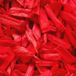Houtsnippers Gekleurd Klein / Decochips 10-20mm - ROOD - Bodembedekking Bloempotten en Plantenbakken - Zak 5 ltr