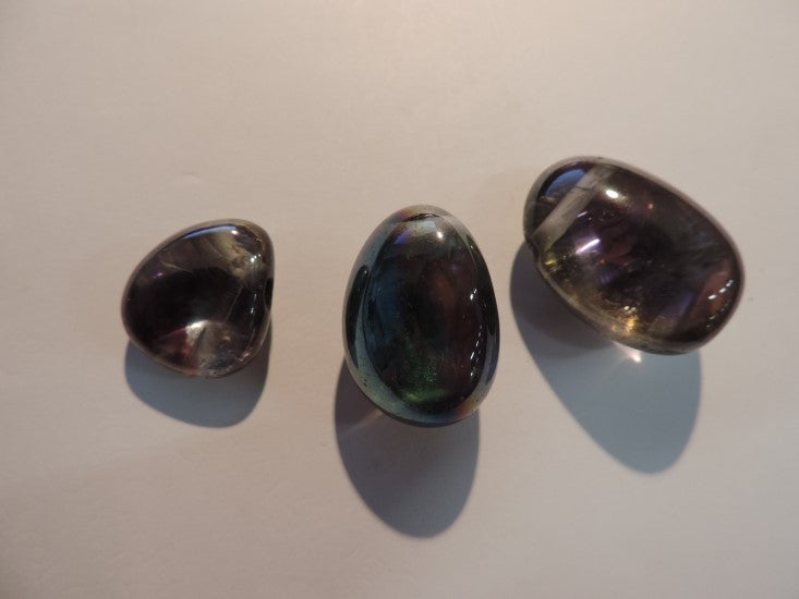 Regenboog Aura Kristal Knuffelsteen - c.a. 2,5 cm