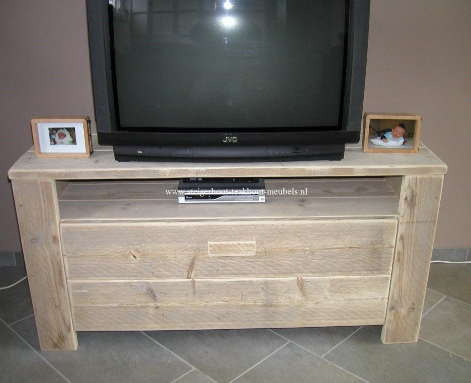 TV-Meubel Steigerhout - Handgemaakt - Diverse Formaten