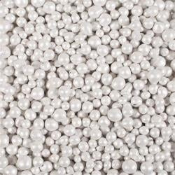 Gekleurde Klei Korrels / Deco Pearls 4-8 mm - WIT - Bodembedekking Bloempotten en Plantenbakken - Zak 4 liter