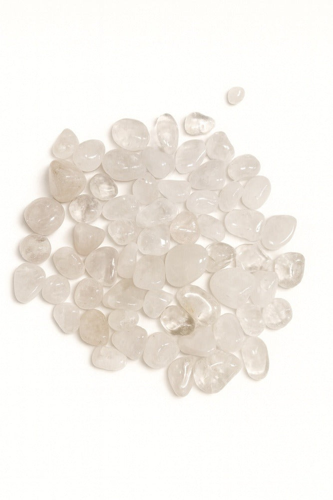 Bergkristal (Melkachtig) Gepolijst – 500 gram (8–12 mm)