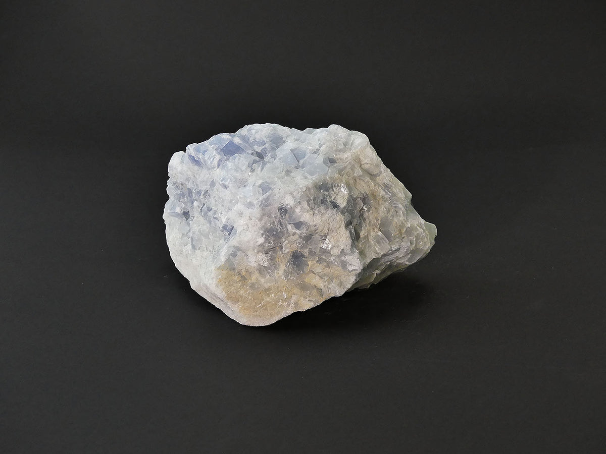 Blauwe Calciet Ruw / Onbewerkt - 1,8 kg / 12x10x13 cm - Individueel Gefotografeerd