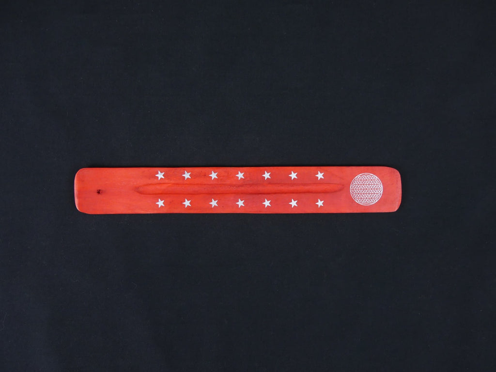 Wierook Brander - Wierook Houder - Plankje Rood - Geometrisch