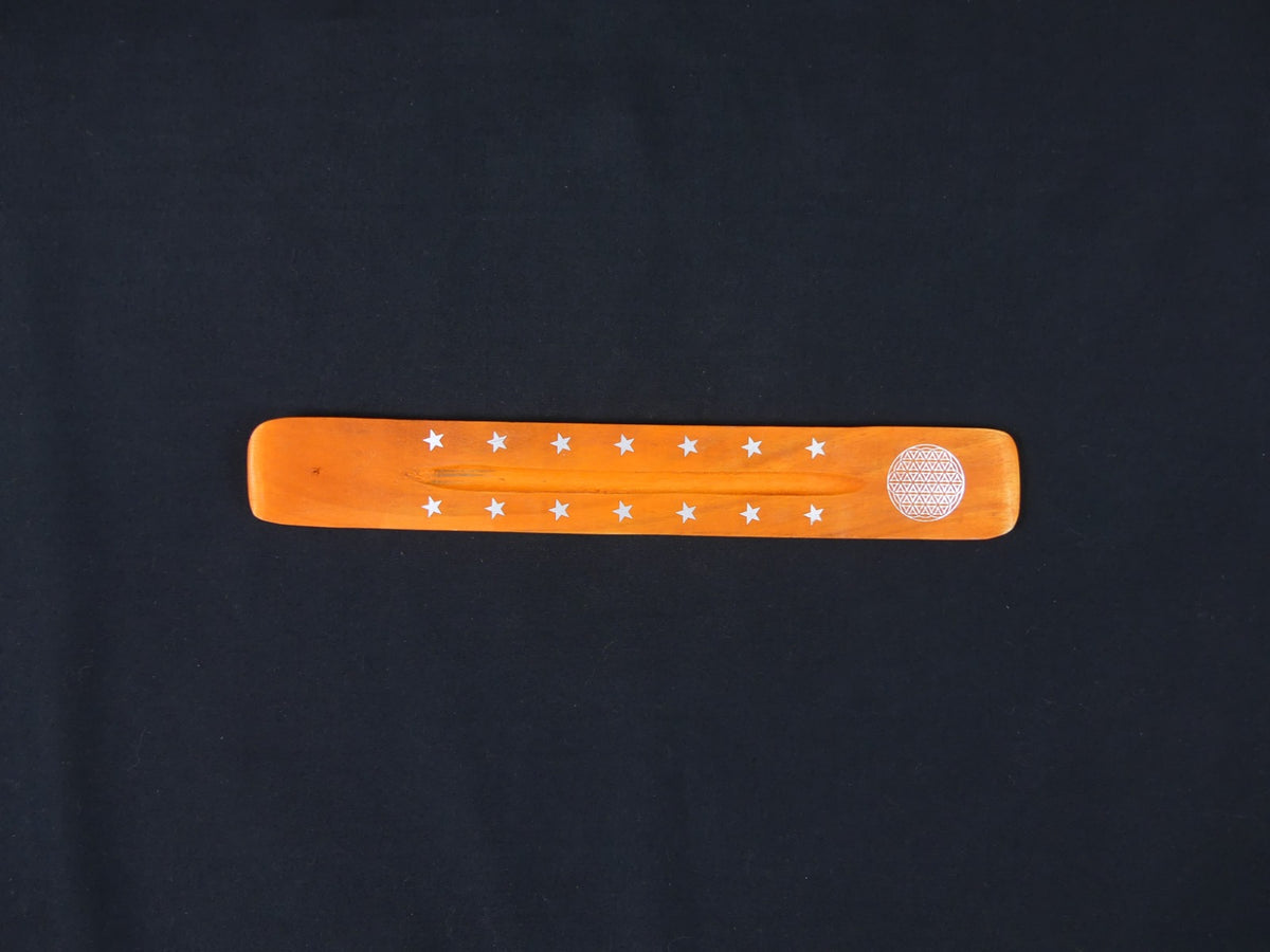 Wierook Brander - Wierook Houder - Plankje Oranje - Geometrisch