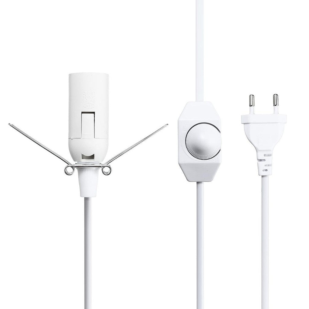 E14 Fitting+Kabel+Dimmer-Schakelaar (o.a. voor Zoutlamp)