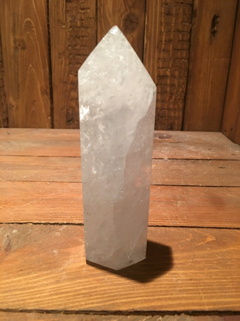 Obelisk Bergkristal - 330gr 12,5x4cm
