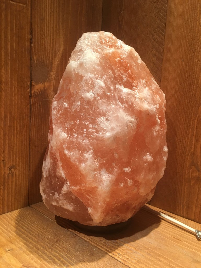 Zoutlamp 15kg Himalaya Zoutsteen (Haliet) - 33x21cm
