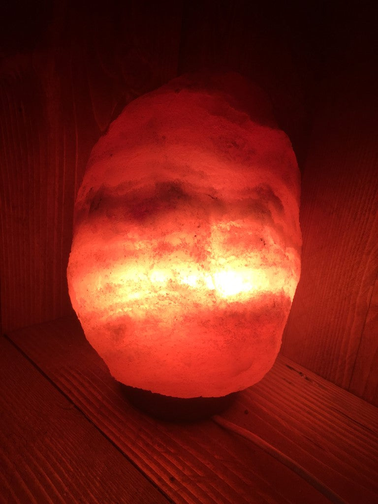 Zoutlamp  6,0kg Himalaya Zoutsteen (Haliet) - 24,5x17,5cm
