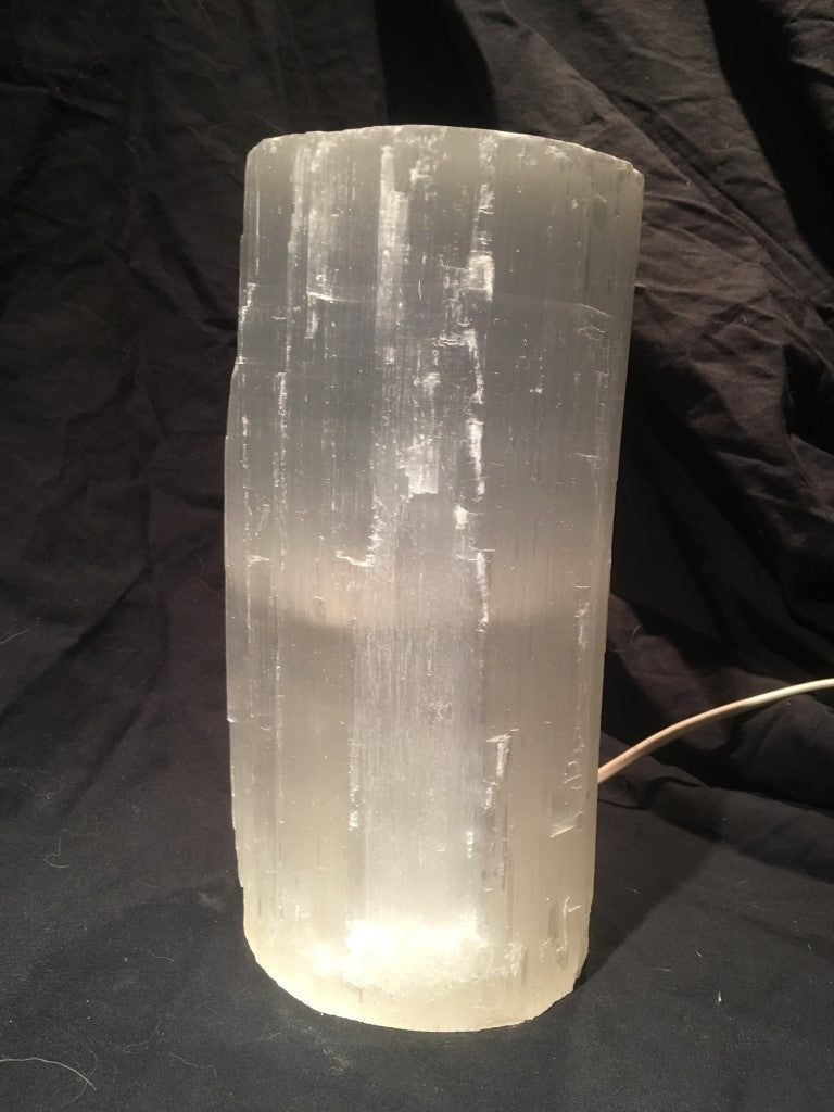 Seleniet Lamp Cilinder Wit - 4,4kg 23x11cm