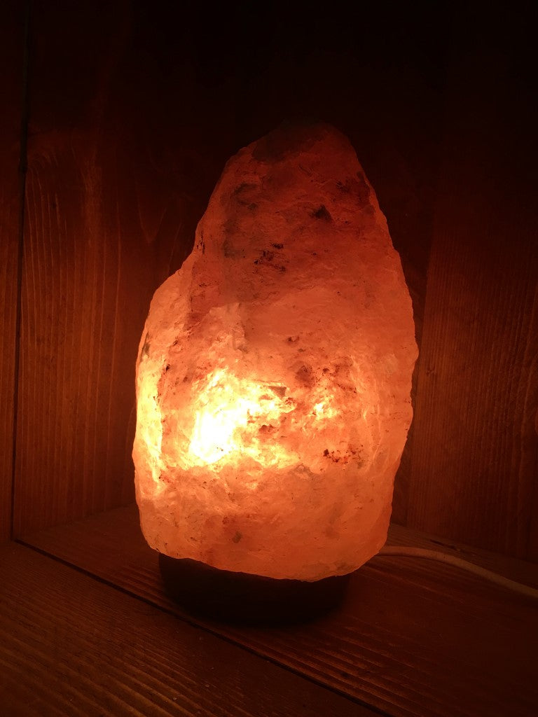 Zoutlamp  4,8kg Himalaya Zoutsteen (Haliet) - 25x13cm