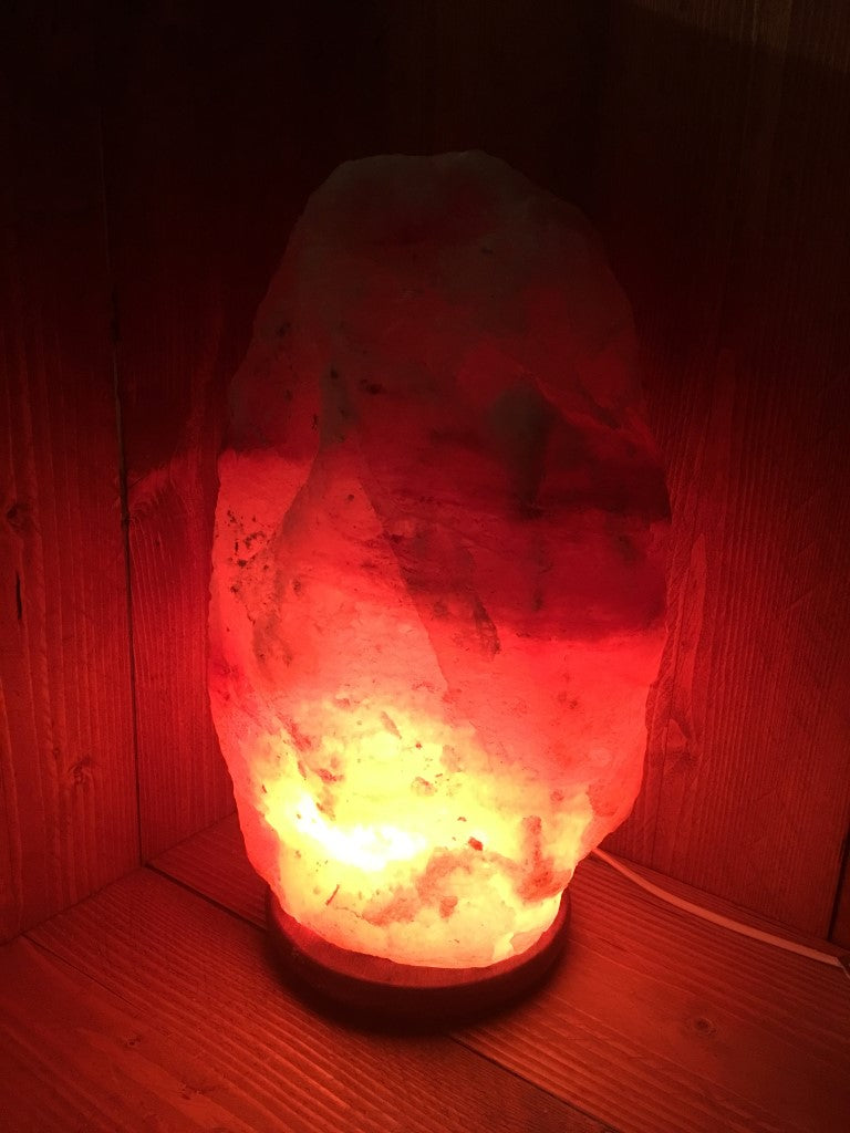 Zoutlamp  17,3kg Himalaya Zoutsteen (Haliet) - 40,5x22cm