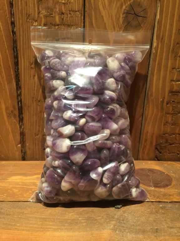 Amethist Steentjes Gepolijst - A-Kwaliteit - Voordeelzak van 250gr